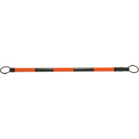 Barre pour cône de circulation rétractable, Longueur déployée de 7' 5'', Noir/Orange SDP614 | Fastek