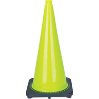 Premium Traffic Cone, 28", Lime Green SDS933 | Fastek