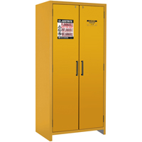 90-Minute EN Safety Storage Cabinet, 30 gal., 2 Door, 35.16" W x 76.89" H x 24.21" D Fastek