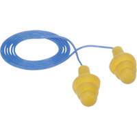 Bouchons d'oreilles pr&eacute;moul&eacute;s E-A-R Ultrafit, Avec cordon, Vrac - Sac en poly, 25 dB NRR, Taille unique Fastek