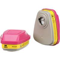 6000 Series Respirator Cartridges, Gas/Vapour Cartridge, Organic Vapour/Acid Gas/P100 Fastek