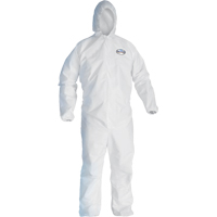 Kleenguard A20 Coveralls, Medium, White, SMS Fastek