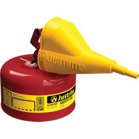 Bidons s&eacute;curitaires, Type I, Acier, 1 gal. US, Rouge, Homologu&eacute; FM/List&eacute; UL/ULC Fastek