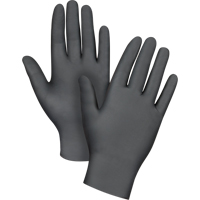 Medical Grade Disposable Gloves, Small, Nitrile, 6-mil, Powder-Free, Black, Class 2 Fastek