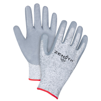 Gants &eacute;lastiques sans coutures r&eacute;sistants &agrave; la coupe, Taille Petit/7, Calibre 13, Rev&ecirc;tement Nitrile, Enveloppe en PEHP, ANSI/ISEA 105 niveau 2/EN 388 niveau 3 Fastek