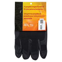 ZM300 Mechanic's Gloves, Grain Leather Palm, Size Medium Fastek