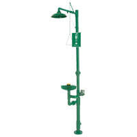Combination Emergency Shower & Eye/Face Wash Station, Pedestal Fastek