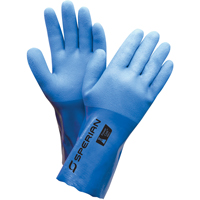 Triple Dip Gloves, Size X-Large/10, 12" L, PVC, Flock-Lined Inner Lining, 35-mil Fastek