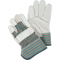 Abrasion-Resistant Fitter's Gloves, Ladies, Grain Cowhide Palm Fastek
