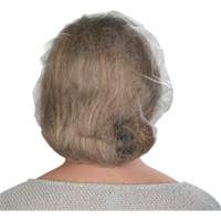 Bonnets bouffants non tiss&eacute;s, Polypropyl&egrave;ne, 21"/Grand, Blanc Fastek