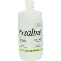 Bouteilles de solution saline pour douche oculaire, Bouteille Plein, 32 oz Fastek