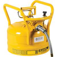D.O.T. AccuFlow™ Safety Cans, Type II, Steel, 2.5 US gal., Yellow, FM Approved SED121 | Fastek