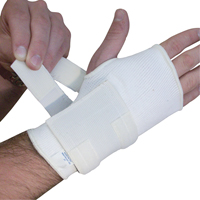 Ambidextrous Wrist Supports, Cotton/Elastic, Small Fastek