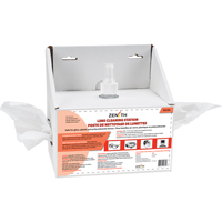 Disposable Lens Cleaning Station, Cardboard, 8" L x 4" D x 8" H SEE380 | Fastek