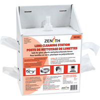 Disposable Lens Cleaning Station, Cardboard, 8" L x 5" D x 12-1/2" H SEE382 | Fastek