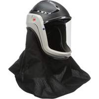 Assemblage de casque Versaflo avec visi&egrave;re de premi&egrave;re qualit&eacute; et enveloppe r&eacute;sistante aux flammes, Universel, Casque rigide, Bavette Simple Fastek