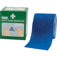 Soft Foam Bandages, Cut to Size L x 2-1/2" W, Class 1, Self-Adherent Fastek