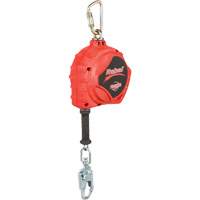 Rebel Self Retracting Lifeline, 33', Galvanized Steel, Swivel Fastek