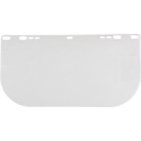 F20 Clear Flat Faceshield, Polycarbonate, Clear Tint Fastek
