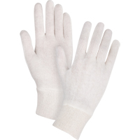 Mediumweight Inspection Gloves, Poly/Cotton, Knit Wrist Cuff, Men's SEE790 | Fastek