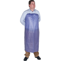 Lightweight Apron, Vinyl, 45" L x 36" W, Blue Fastek