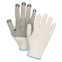 Lightweight Dotted String Knit Gloves, Poly/Cotton, Single Sided, 7 Gauge, X-Large SDS947 | Fastek