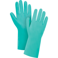 Diamond-Grip Chemical-Resistant Gloves, Size 9, 13" L, Nitrile, Flock-Lined Inner Lining, 15-mil SHF685 | Fastek