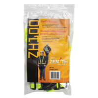 Standard-Duty Safety Harness, High Visibility Lime-Yellow, Silver Reflective Colour, X-Large Fastek