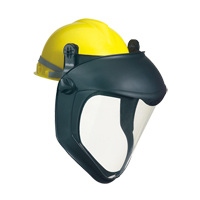Uvex<sup>®</sup> Bionic™ Faceshield with Hardhat Adapter, Polycarbonate, Meets CSA Z94.3/ANSI Z87+ SEF151 | Fastek