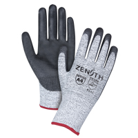 Gants &eacute;lastiques sans coutures r&eacute;sistants &agrave; la coupe, Taille Petit/7, Calibre 13, Rev&ecirc;tement Polyur&eacute;thane, Enveloppe en PEHP, ANSI/ISEA 105 niveau 4/EN 388 niveau 5 Fastek