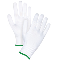 Seamless String Knit Gloves, Polyester, 10 Gauge, Medium Fastek