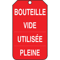 &eacute;tiquettes de s&eacute;curit&eacute; d'inspection et de contr&ocirc;le de l'&eacute;tat de l'&eacute;quipement, Papier cartonn&eacute;, 3-3/8" la x 5-7/8" h, Français Fastek