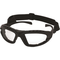 Lunettes de s&eacute;curit&eacute; &agrave; monture noire Dustdevil, Lentille Transparent, Antibu&eacute;e/Anti-&eacute;gratignures, ANSI Z87+/R&eacute;pond ou surpasse la norme CSA Z94.3 Fastek