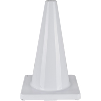 Coloured Traffic Cone, 18", White SEH135 | Fastek