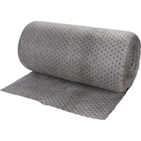 Rouleaux absorbants li&eacute;s de premi&egrave;re qualit&eacute;, Poids moyen, 150' lo x 30" la, Absorption 40 gal. Fastek