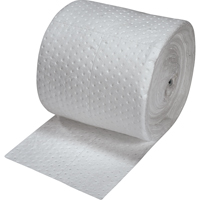 Premium Fine Fiber Sorbent Rolls, Mediumweight, 150' L x 15" W, 20 gal. Absorbancy Fastek