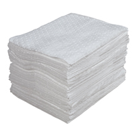 Premium Laminated (SMS) Sorbent Pads, Oil Only, 15" x 18", 30 gal. Absorbancy Fastek