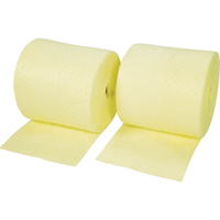 Rouleaux absorbants li&eacute;s de premi&egrave;re qualit&eacute;, Lourd, 150' lo x 15" la, Absorption 25 gal. Fastek