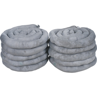 Remblais tubulaires absorbants, Universel, Absorption 40 gal., 3" la x 10' lo, Pqt de 10 Fastek