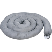 Remblais tubulaires absorbants, Universel, Absorption 40 gal., 3" la x 10' lo, Pqt de 10 Fastek