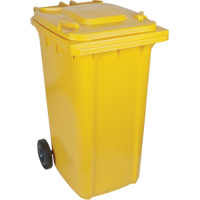 Yellow Mobile Container, Polyurethane, 63 Gallons/63 US gal. SEI276 | Fastek