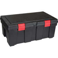 Water Resistant Storage Container, 33" W x 19" D x 13" H, Black Fastek
