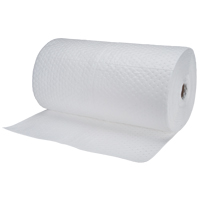 Rouleaux absorbants en fibres fines de calibre industriel, Lourd, 150' lo x 30" la, Absorption 70 gal. Fastek