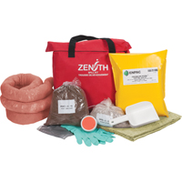 Premium Western Canada Spill Kit, Hazmat, Bag, 17 US gal. Absorbancy Fastek