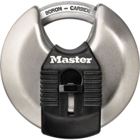 Cadenas prot&eacute;g&eacute; Magnum, Argent, Cl&eacute;s diff&eacute;rentes, Acier tremp&eacute;, Largeur de 2-3/4" Fastek