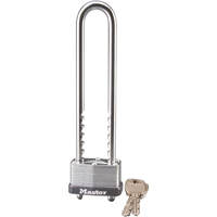 Cadenas lamin&eacute;, Argent, Cl&eacute;s diff&eacute;rentes, Acier lamin&eacute;, Largeur de 1-3/4" Fastek
