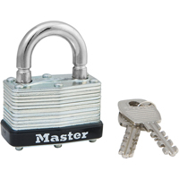Cadenas lamin&eacute;, Argent, Cl&eacute;s identiques, Acier lamin&eacute;, Largeur de 1-3/4" Fastek