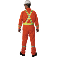 Westex UltraSoft&reg; Unlined Coveralls, Large, Orange Fastek