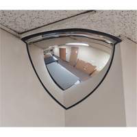 90° Dome Mirror, Quarter Dome, Open Top, 24" Diameter SEJ884 | Fastek
