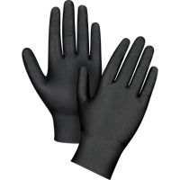 Heavyweight Tactile Grip Examination Gloves, X-Large, Nitrile, 8-mil, Powder-Free, Black SEK264 | Fastek